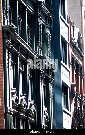 Gebäude in der Flinders Lane Melbourne Australien Stockfoto