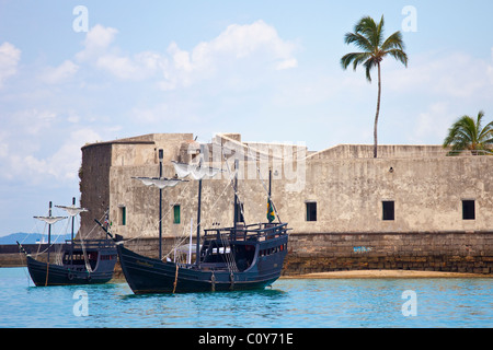 Forte São Marcelo, Salvador, Brasilien Stockfoto