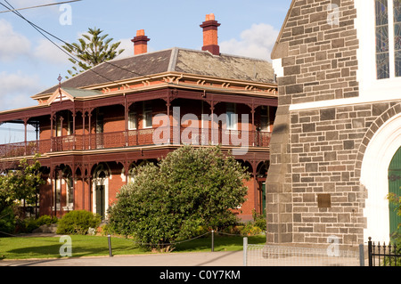 Edwardian Haus Footscray Melbourne Victoria Australien Stockfoto