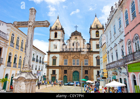 Igreja de São Francisco, Salvador, Brasilien Stockfoto