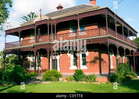 Edwardian Haus Footscray Melbourne Victoria Australien Stockfoto