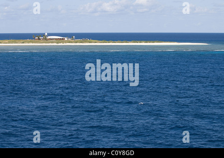 Wetter, die monitoring-Station auf Willis Island befindet sich darüber hinaus das Great Barrier Reef in der Coral Sea Gebiet, Queensland Stockfoto