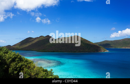 Leinster Bay auf der karibischen Insel St John in den US Virgin Islands Stockfoto