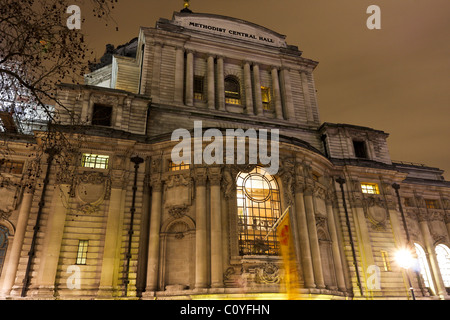 Methodistische zentrale Halle in Geschichten, London. Stockfoto