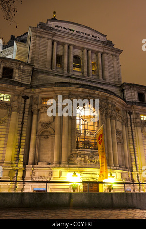 Methodistische zentrale Halle in Geschichten, London. Stockfoto