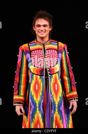 Gareth Gates ist die neue Hauptrolle in "Joseph" am Adelphi Theatre London, England - 26.11.08 angekündigt. Stockfoto