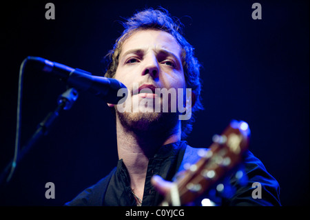 James Morrison Radio 2 Live In London Concert im Indigo in der O2 Arena London, England - 26.11.08 (obligatorisch) Stockfoto