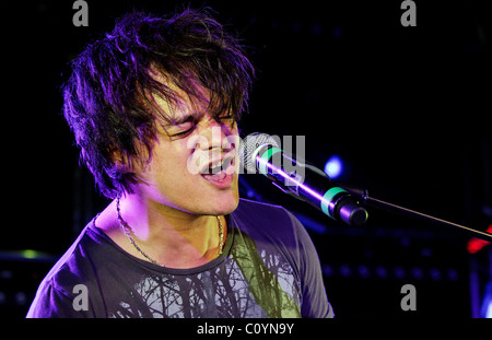 Jamie Cullum führt bei der MIDEM-Musik-Event Cannes, Frankreich - 19.01.09 Pat Denton / Stockfoto