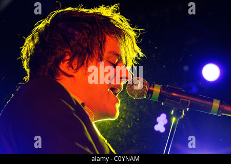 Jamie Cullum führt bei der MIDEM-Musik-Event Cannes, Frankreich - 19.01.09 Pat Denton / Stockfoto