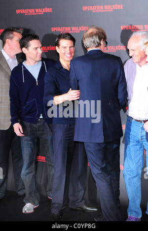 Terence Stamp, Bill Nighy, Tom Cruise, Bryan Singer "Operation Walkre: Das Stauffenberg Attentat" Photocall ("Walküre") bei Stockfoto