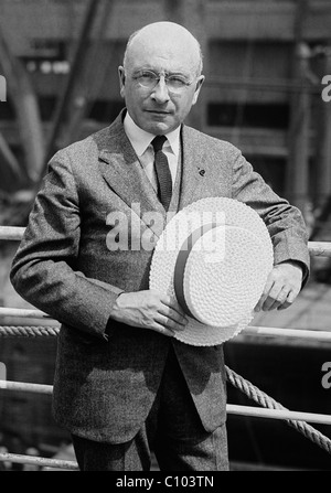 Französischer Chirurg, Biologe und Eugeniker Alexis Carrel (1873-1944) - Gewinner von der 1912 den Nobelpreis für Physiologie oder Medizin. Stockfoto