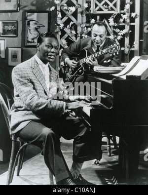 NAT KING COLE (1919-1965) US-Musiker, Sänger und Jazz-Pianist Stockfoto