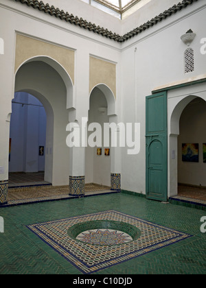 Ehemalige Küchen jetzt eine Galerie präsentiert moderne Kunstmuseum von Marrakesch Marokko Stockfoto