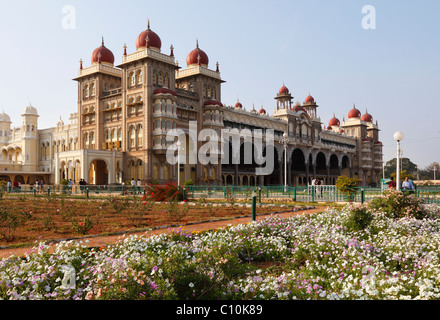 Maharaja Palace, Mysore Palast, Mysore, Karnataka, Südindien, Indien, Südasien, Asien Stockfoto