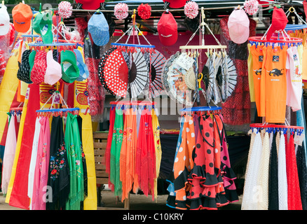 Kiosk mit Souvenirs in Sevilla, Spanien, Andalusien, Spanien, Europa Stockfoto