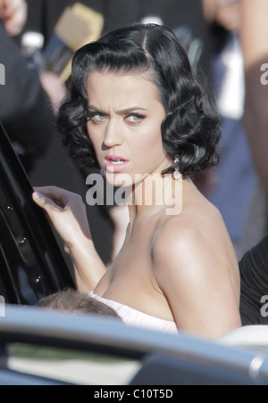 Katy Perry 51st Annual Grammy Awards im Staples Center - Ankünfte Los Angeles, Kalifornien - 08.02.09 statt Stockfoto