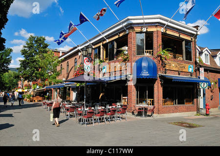 Historischen Stadthäusern am Plateau Mont-Royal, Montreal, Quebec, Kanada, Nordamerika Stockfoto