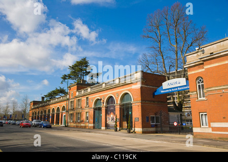 Ascot Rezeption und Ticket-Büro, Pferderennbahn Ascot, Berkshire, England, Vereinigtes Königreich, Europa Stockfoto