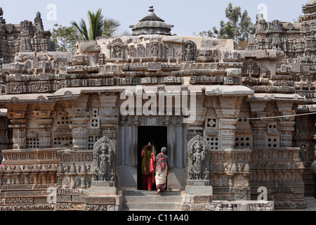 Kesava Tempel, Keshavas Tempel, Hoysala Stil, Somnathpur, Somanathapura, Karnataka, Südindien, Indien, Südasien, Asien Stockfoto