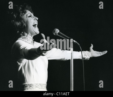 CATARINA VALENTE Französisch-italienische Sängerin im Jahr 1970. Foto Tony Gale Stockfoto