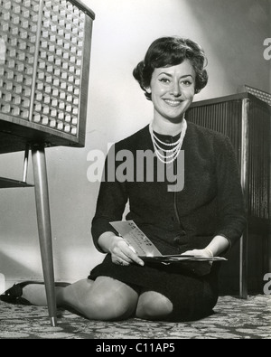 CATARINA VALENTE Französisch-italienischen Sänger über 1960 Stockfoto