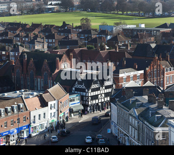 Boston, Lincolnshire. Im Bild ist die Spitze der St. Botolphs Kirche Boston Zentrum entnommen. Foto von Fabio De Paola Stockfoto