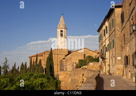 Duomo, Pienza, Toskana, Italien, Europa Stockfoto