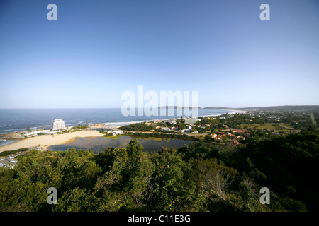 BEACON ISLAND RESORT & INDIAN OCEAN VIEW PLETTENBERG BAY WESTERN CAPE Südafrika 28. Januar 2011 Stockfoto