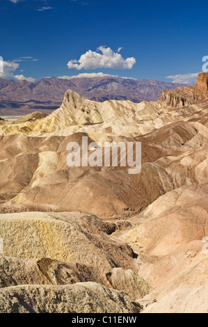 Manly Beacon am Zabriskie Point, Furnace Creek, Death Valley Nationalpark, Kalifornien, USA Stockfoto