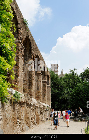 Via Sacra, Forum Romanum oder das Forum Romanum, Rom, Italien, Europa Stockfoto