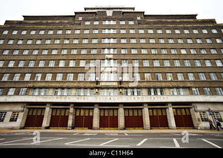 Das Original London-Feuerwehr-Hauptquartier. Stockfoto