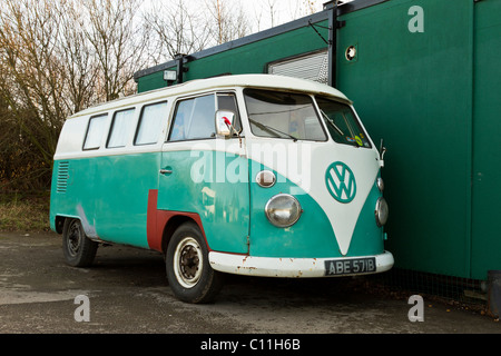 Volkswagen Camper, Splitscreen-Modell. Stockfoto