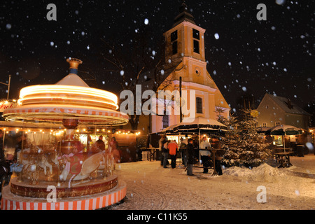 Weihnachtsmarkt, leobersdorf, Triestingtal, Niederösterreich, Österreich, Europa Stockfoto