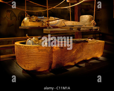 King Tut's Grabkammer Erholung Stockfoto