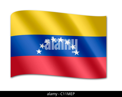 Flagge Venezuela Stockfoto