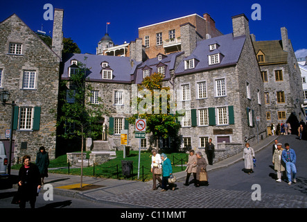 Touristen, Besucher, Besuch, Maison Chevalier, Quebec City, Provinz Quebec, Kanada, Nordamerika Stockfoto