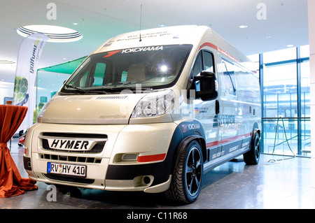 Das schnellste Wohnmobil der Welt von HYMER, CMT, Caravan Motor Touristik - Messe sterben Urlaubsmesse 2010, Stuttgart Stockfoto