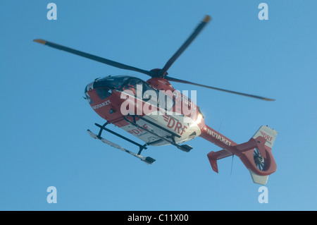 Hubschrauber Christoph 41, Kennung D-HDRC ID, mit Sitz in Leonberg in der Nähe von Stuttgart, Baden-Württemberg, Deutschland, Europa zu retten Stockfoto