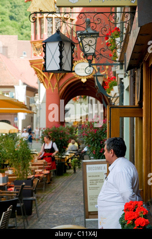 Muenstermarktplatz Platz, Freiburg, Baden-Württemberg, Deutschland, Europa Stockfoto