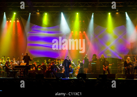 Dan McCafferty, Sänger und Frontmann der schottischen Band Nazareth, live am Rock Meets Classic in der Stadthalle Sursee, Luzern Stockfoto