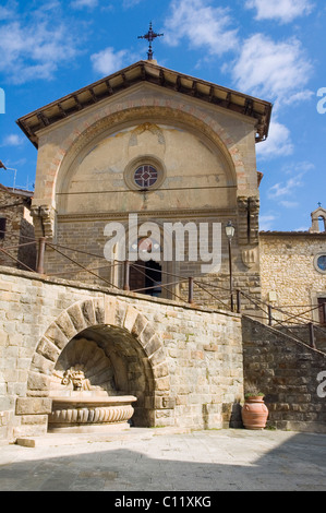 Kirche, Radda in Chianti, Toskana, Italien, Europa Stockfoto