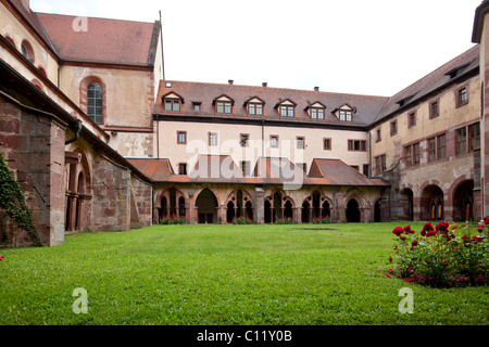 Bronnbach Abbey Kloster Garten, Main-Tauber-Kreis, Bronnbach, Hessen, Deutschland, Europa Stockfoto