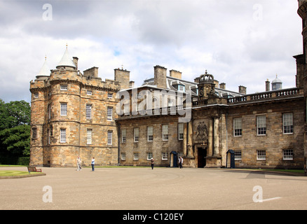 Holyrood Palast, Sitz der britischen Königin in Schottland, Edinburgh, Schottland, Vereinigtes Königreich, Europa Stockfoto