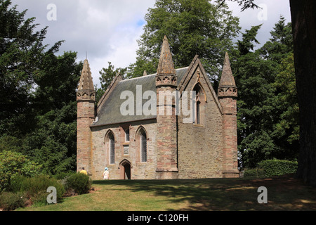 Kapelle der Scone Palace, ehemaliger Krönung Website der schottischen Könige, Perth, Schottland, Vereinigtes Königreich, Europa Stockfoto