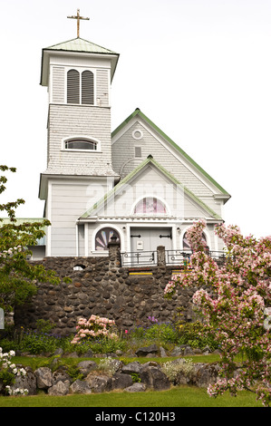 Alaska. St. Rose Familie des Glaubens römisch-katholische Kirche Wrangell, südöstlichen Alaska. Stockfoto