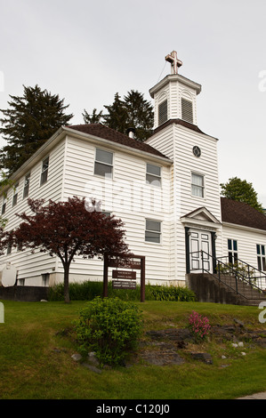 Alaska. Str. Philips Episcopal Church, Wrangell, südöstlichen Alaska. Stockfoto