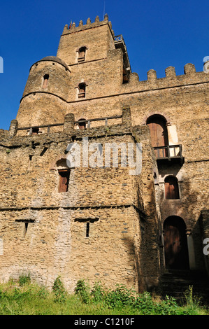 Historischen Fasiladas Palast, königliche Gehege Fasil Ghebbi, UNESCO World Heritage Site, Gonder, Gondar, Amhara in Äthiopien, Afrika Stockfoto