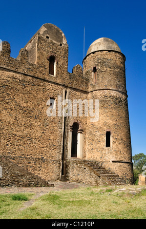Historischen Fasiladas Palast, königliche Gehege Fasil Ghebbi, UNESCO World Heritage Site, Gonder, Gondar, Amhara in Äthiopien, Afrika Stockfoto