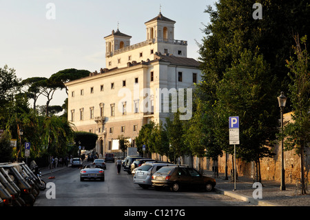 Villa Medici, Viale Trinita dei Monti, Rom, Latium, Italien, Europa Stockfoto