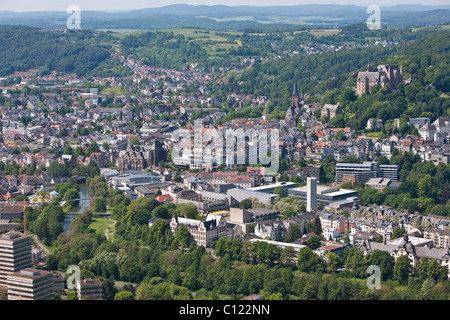 Anzeigen von Marburg ein der Lahn, Hessen, Deutschland, Europa Stockfoto